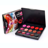 Professional 15 Colors Lips Gloss