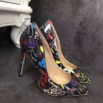 Graffiti Heels shoes