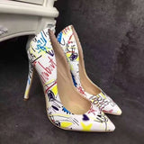 Graffiti Heels shoes