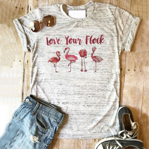 T-shirt summer love your flock