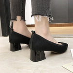 Fashion Breathable Stretch Pumps